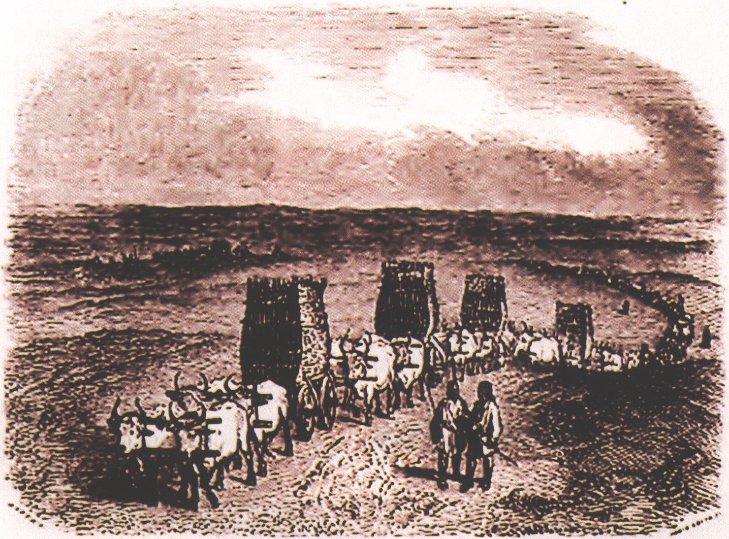 О. Раффе. Венгерские повозки. Литография. 1837 г. Воспроизводится по изданию: Демидов А.Н. Путешествие в Южную Россию и Крым. М., 1853 О. Раффе. Венгерские повозки. Литография. 1837 г. Воспроизводится по изданию: Демидов А.Н. Путешествие в Южную Россию и Крым. М., 1853