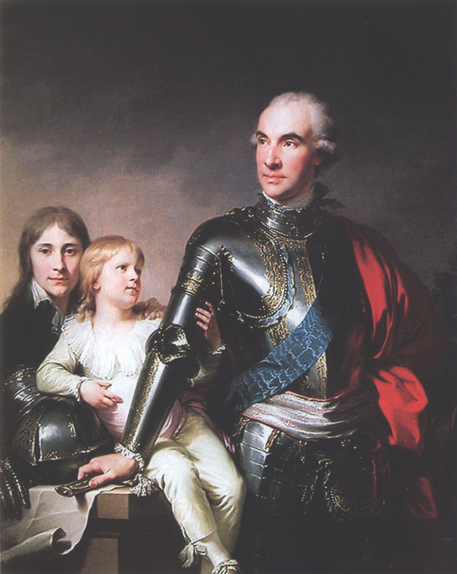 И. Лампи. Станислав Потоцкий с сыновьями от первого брака. Х., м. 1790 г. Музей Лувр, Париж И. Лампи. Станислав Потоцкий с сыновьями от первого брака. Х., м. 1790 г. Музей Лувр, Париж