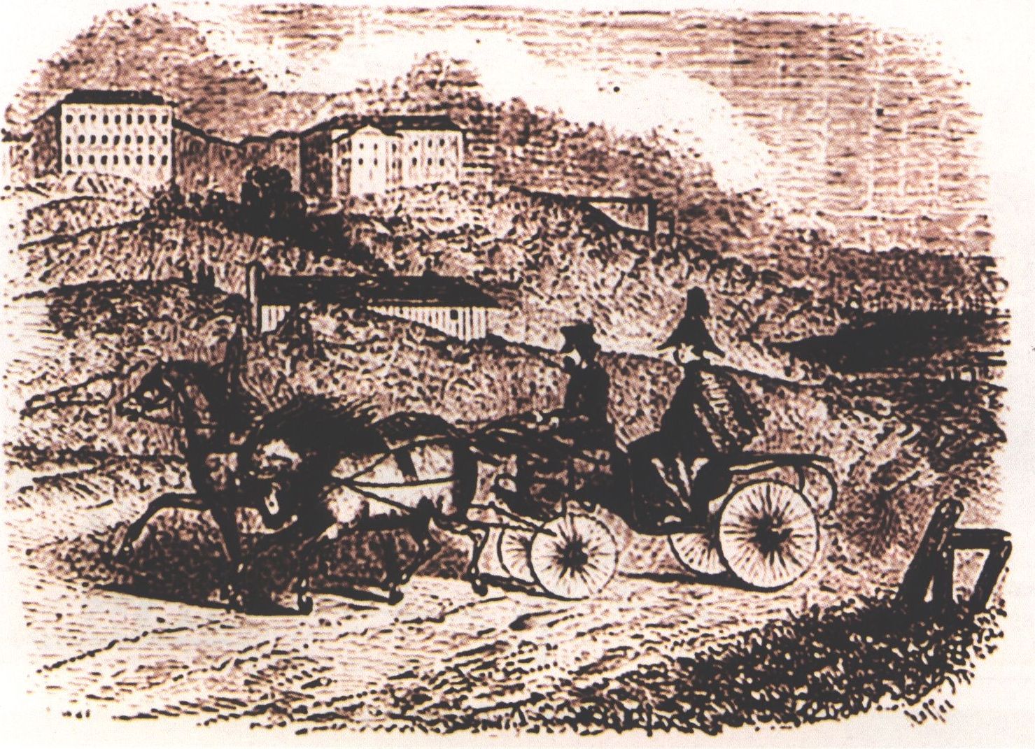 О. Раффе. Одесские дрожки. Литография. 1837 г. Воспроизводится по изданию: Демидов А.Н. Путешествие в Южную Россию и Крым. М., 1853 О. Раффе. Одесские дрожки. Литография. 1837 г. Воспроизводится по изданию: Демидов А.Н. Путешествие в Южную Россию и Крым. М., 1853