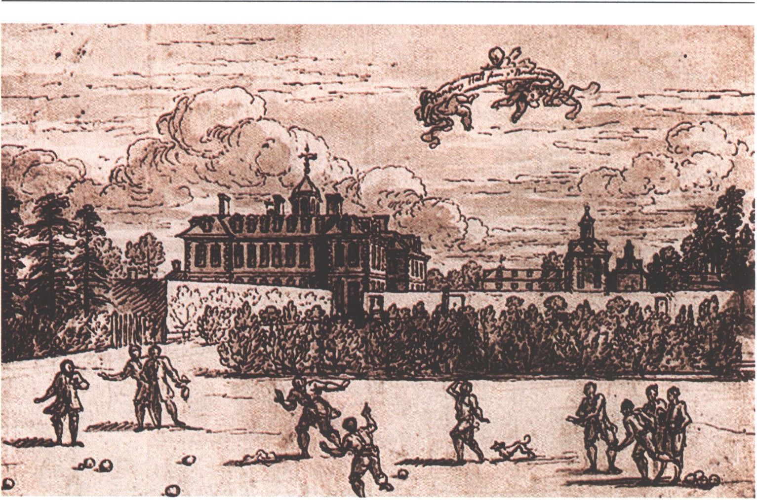 Дж. Торнхилл. Площадка для игры в шары. XVIII в. Дж. Торнхилл. Площадка для игры в шары. XVIII в.