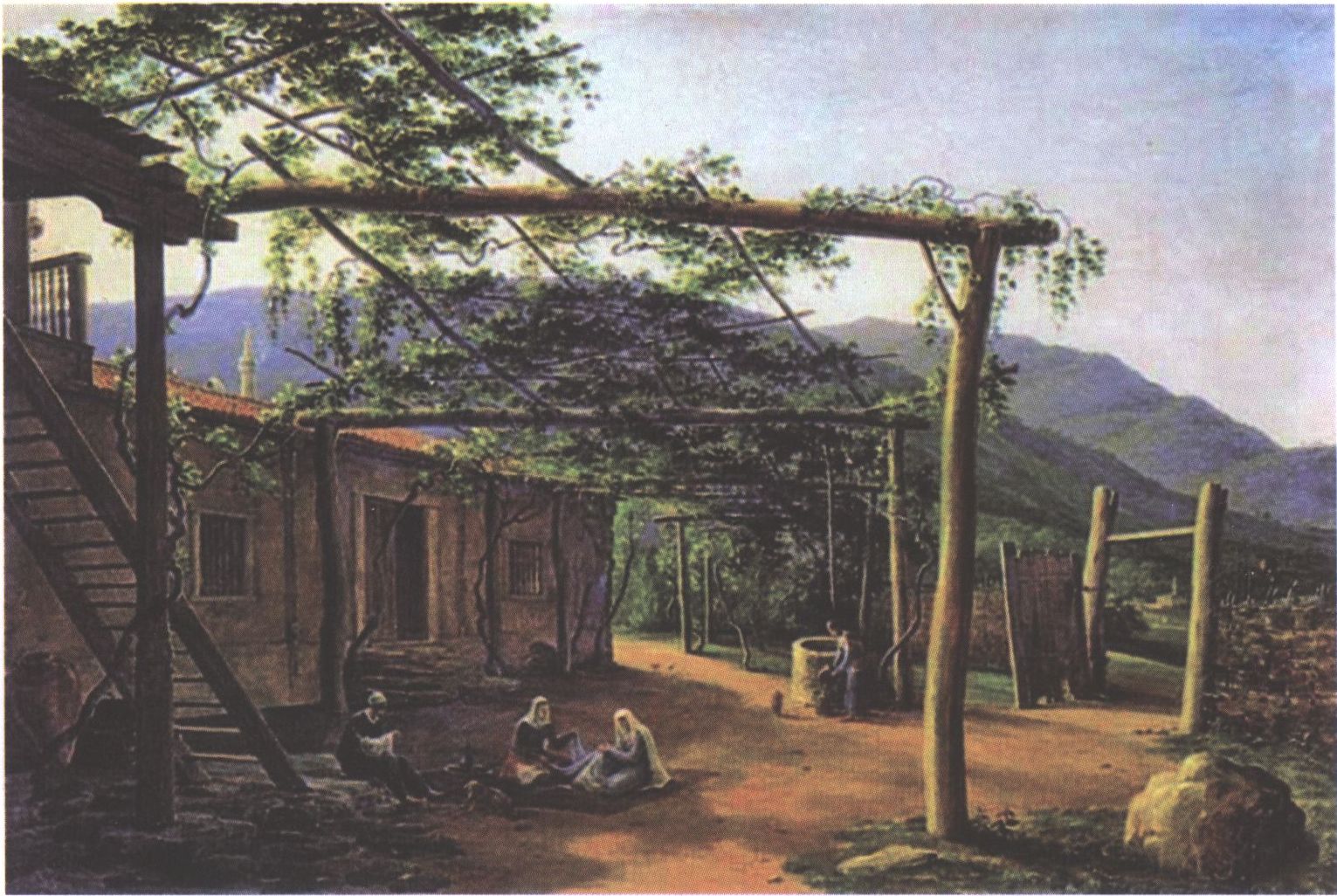 Н. Чернецов. Татарский домик в Крыму. Х., м. 1839 г. Саратовский художественный музей им. А.Н. Радищева Н. Чернецов. Татарский домик в Крыму. Х., м. 1839 г. Саратовский художественный музей им. А.Н. Радищева