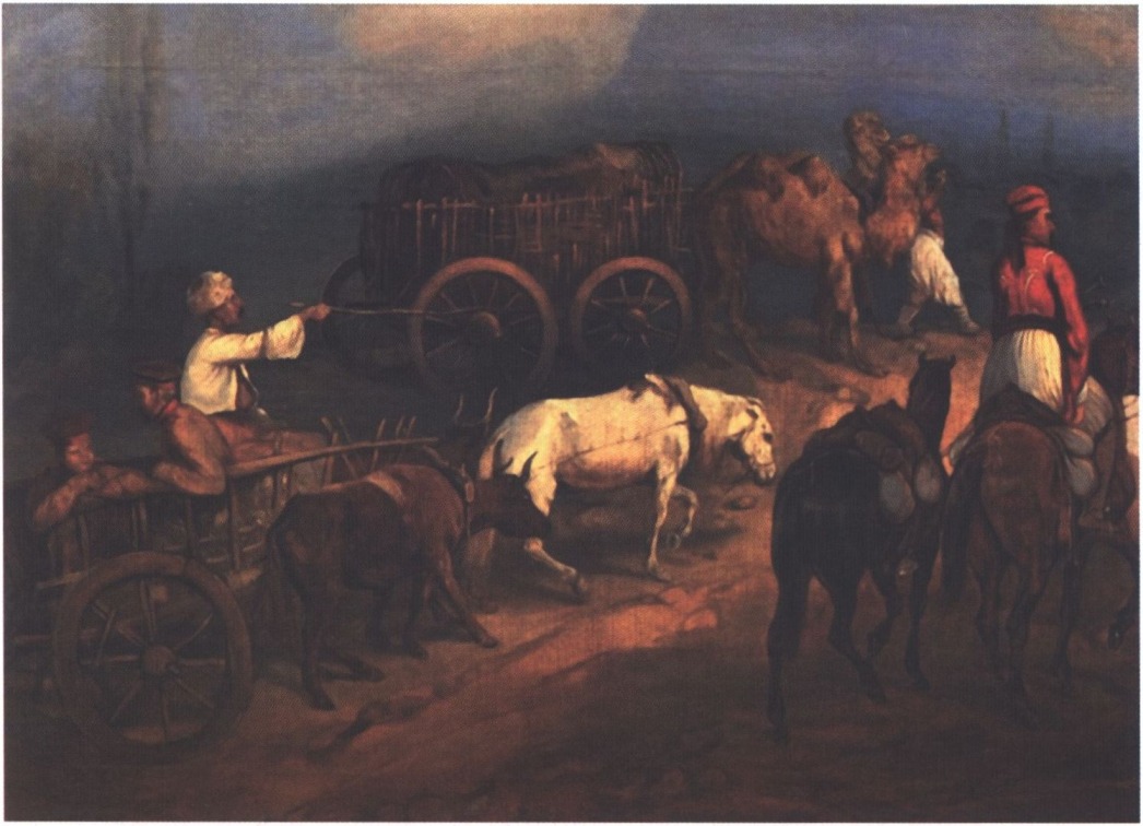 Эпизод из Крымской войны. На дороге. К. Филиппов, середина 50-х гг. Эпизод из Крымской войны. На дороге. К. Филиппов, середина 50-х гг.