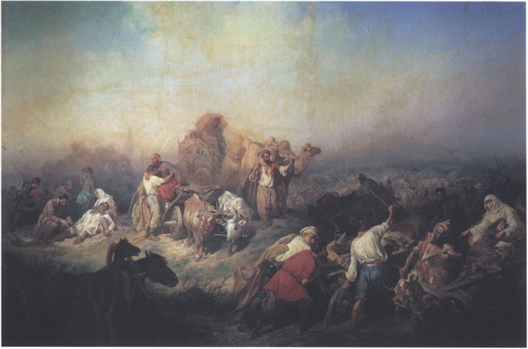 Военная дорога между Севастополем и Симферополем. К. Филиппов Военная дорога между Севастополем и Симферополем. К. Филиппов