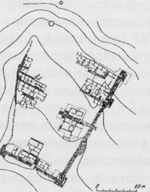 План боспорской крепости Илурат по И.Г. Шургая План боспорской крепости Илурат по И.Г. Шургая