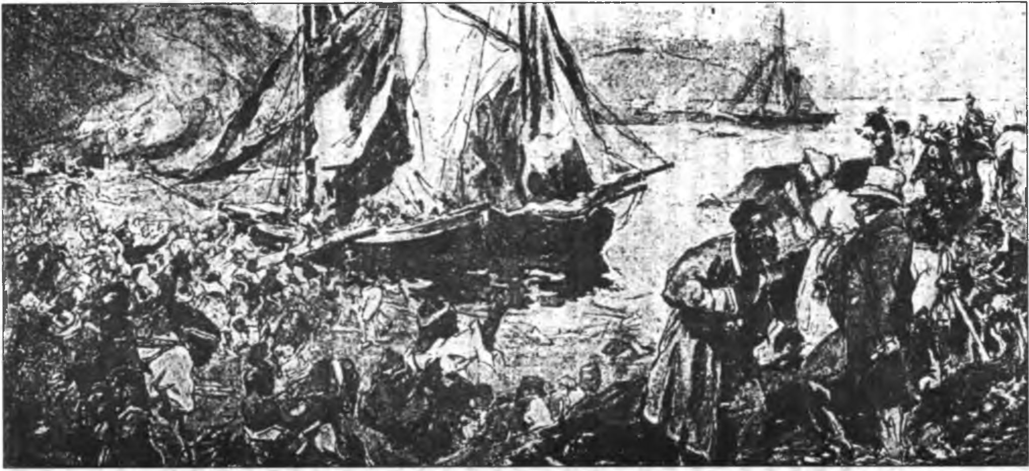 Картина Н.С. Самокиша «Эмиграция крымских татар» Картина Н.С. Самокиша «Эмиграция крымских татар»