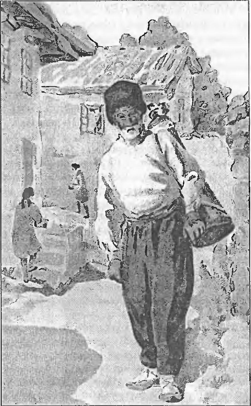 Бахчисарай. Продавец овечьего молока. 1930-е гг Бахчисарай. Продавец овечьего молока. 1930-е гг