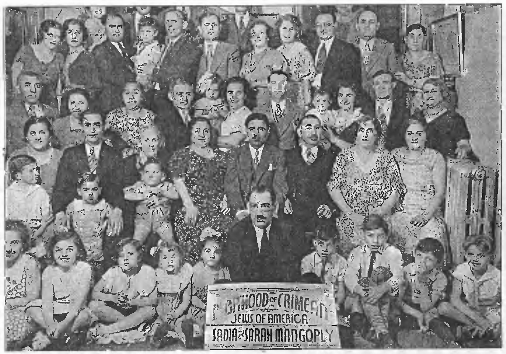 Собрание крымчакского землячестве в Америке, 1920-е гг. Из коллекции И. Рубина (Рабено)