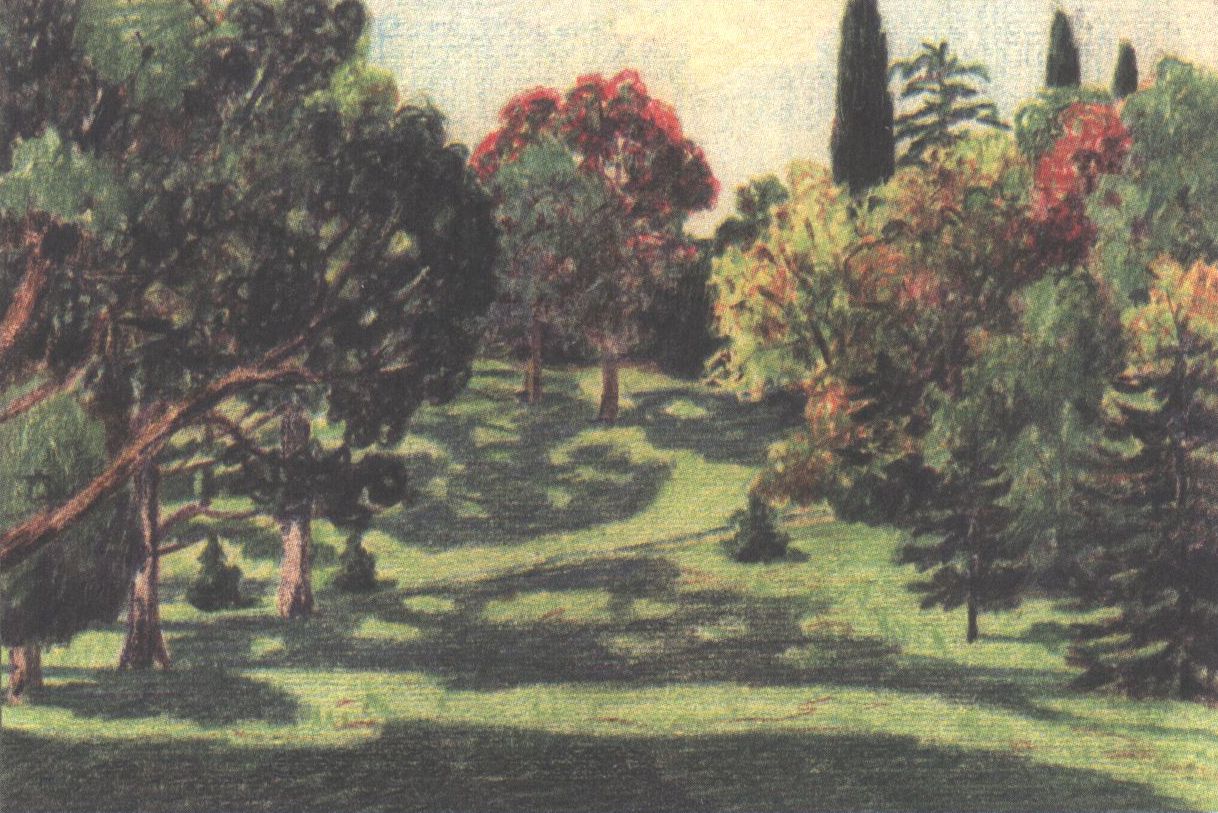 Алупка. Парк. 16 октября 1931 г. Алупка. Парк. 16 октября 1931 г.