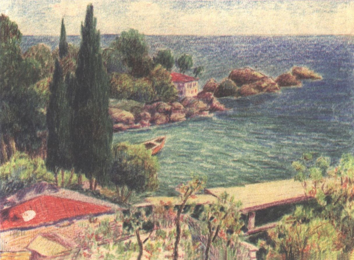 Алупка. Причал. 1933 г. Алупка. Причал. 1933 г.