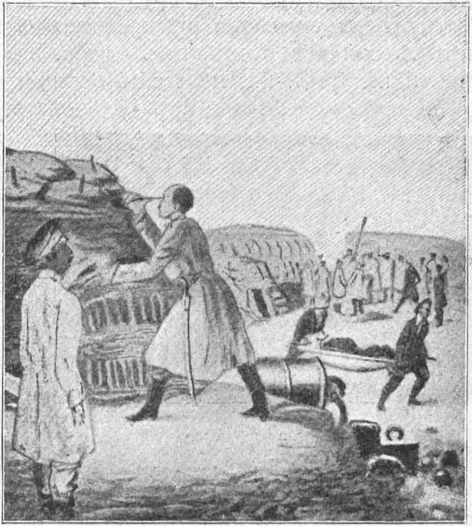 Полковник Тотлебен наблюдает с четвертого бастиона Полковник Тотлебен наблюдает с четвертого бастиона