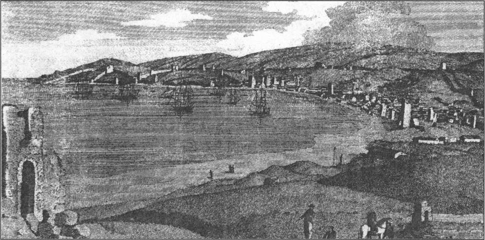 Средневековая Кафа (со старинной гравюры) Средневековая Кафа (со старинной гравюры)