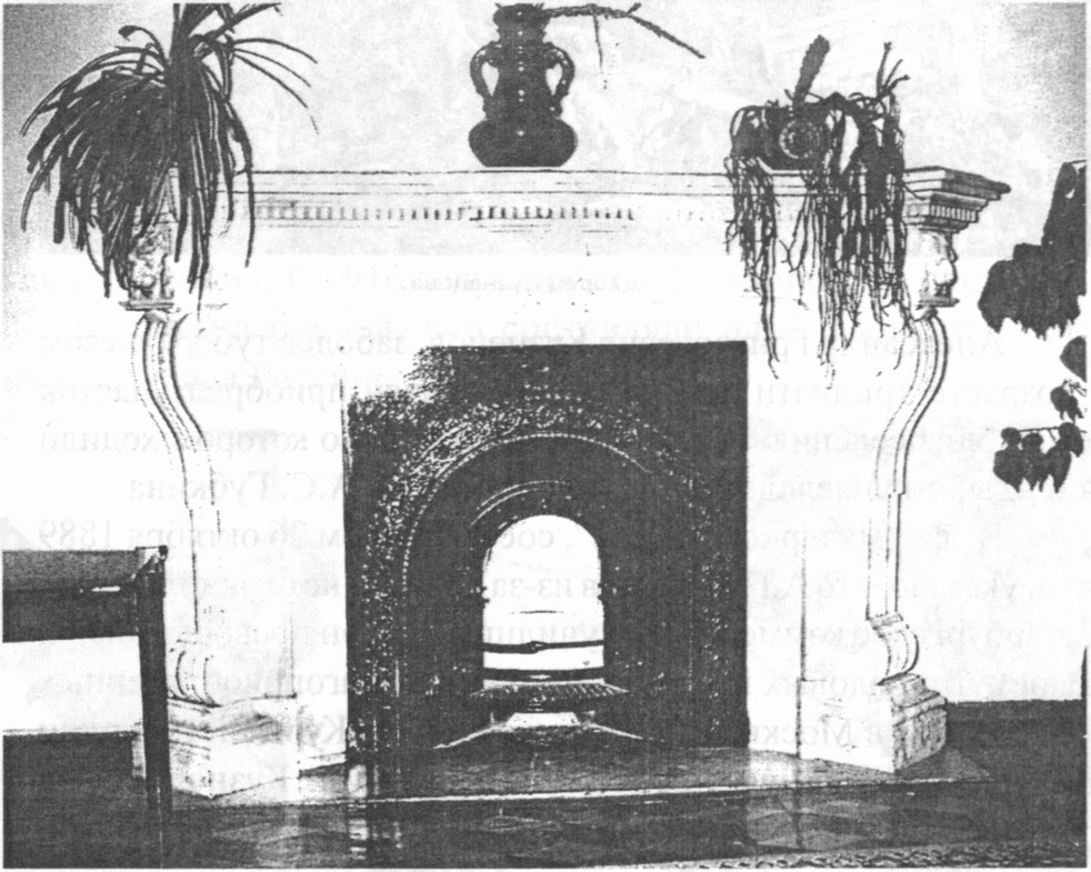 Камин из каррарского мрамора. Первый этаж дворца Камин из каррарского мрамора. Первый этаж дворца