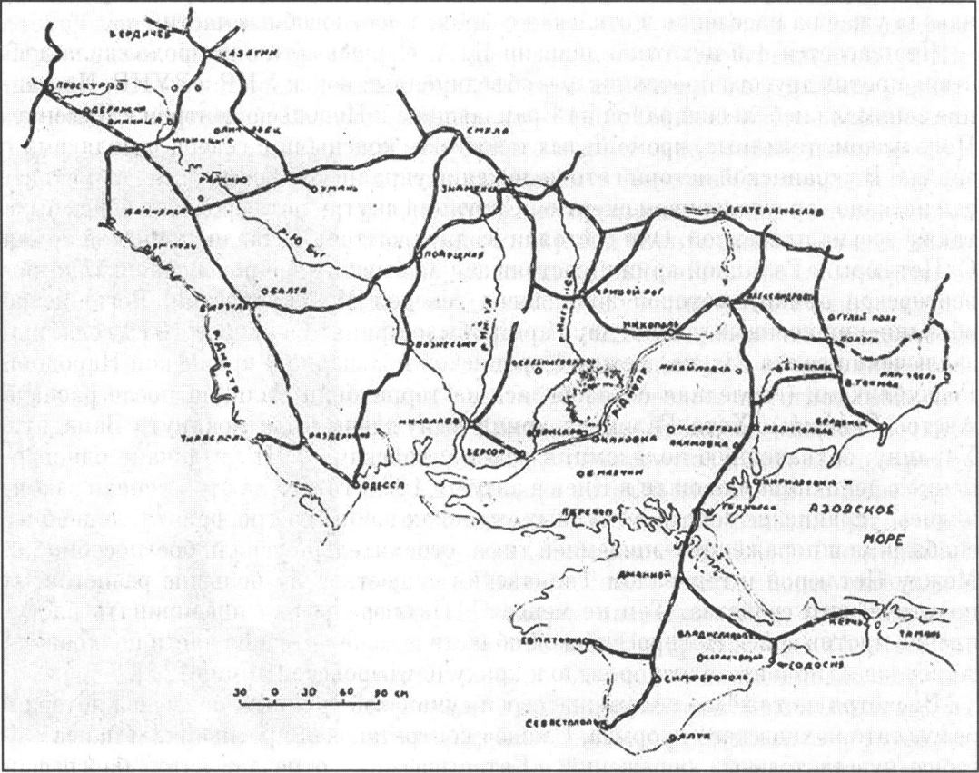 Схема действий Симферопольского офицерского полка в составе 4-й дивизии Схема действий Симферопольского офицерского полка в составе 4-й дивизии