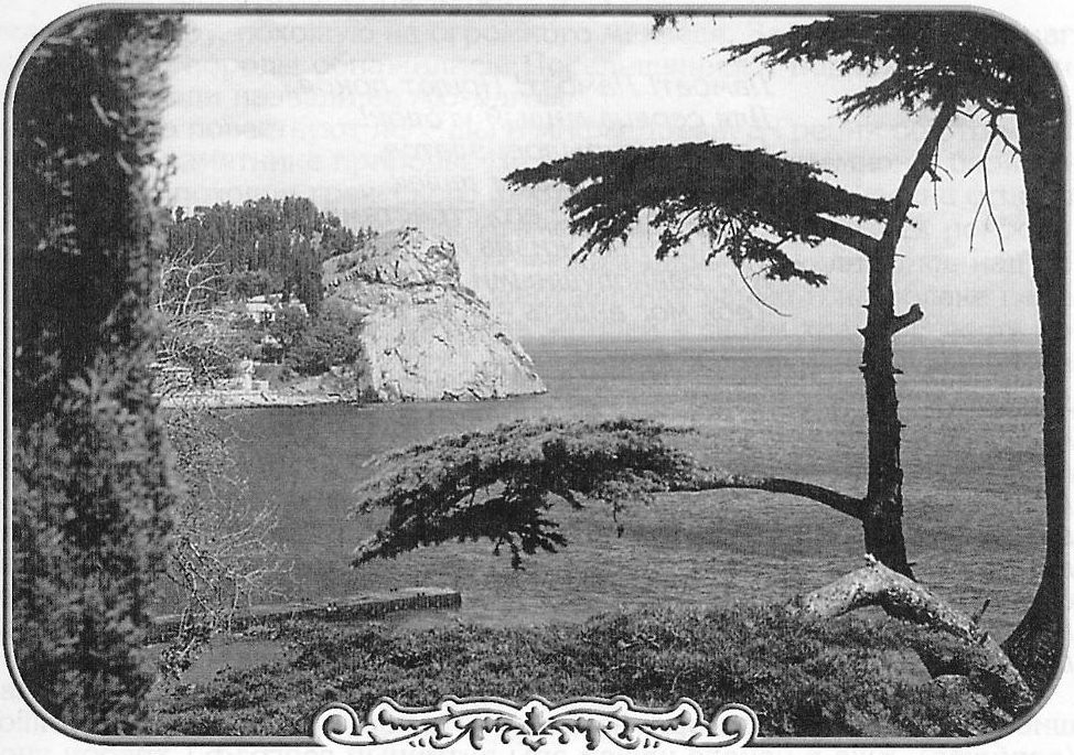 Вид из Карасана на мыс Плака. Фото 2005 года