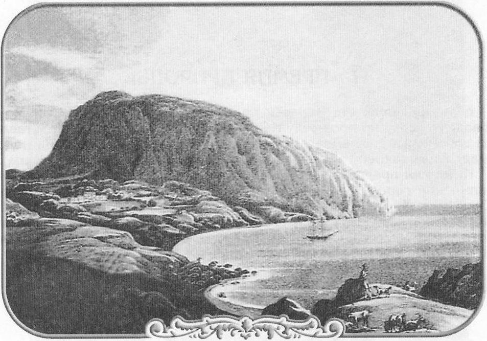 Аю-Даг. 1820-е годы. Редкая литография Брауна и Бигати