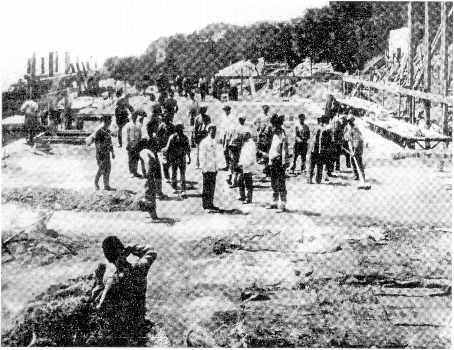 Начало строительства Свитского дома. 1910 г Начало строительства Свитского дома. 1910 г