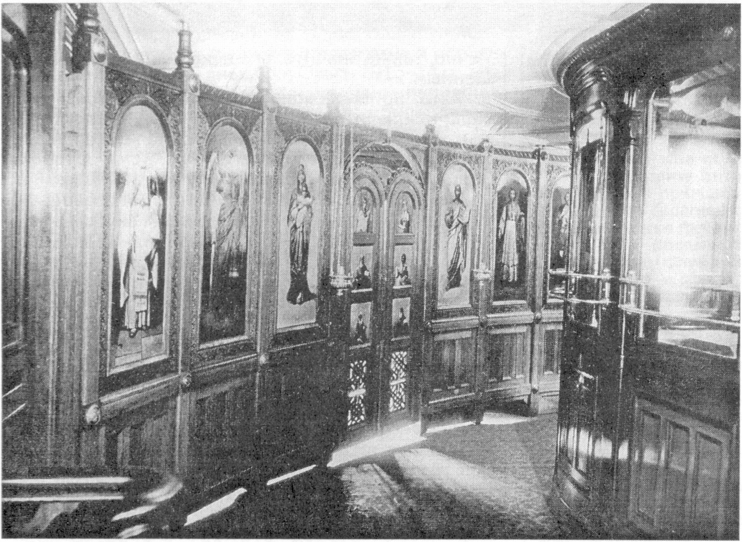 Интерьеры кают яхты «Штандарт». Моленная Интерьеры кают яхты «Штандарт». Моленная