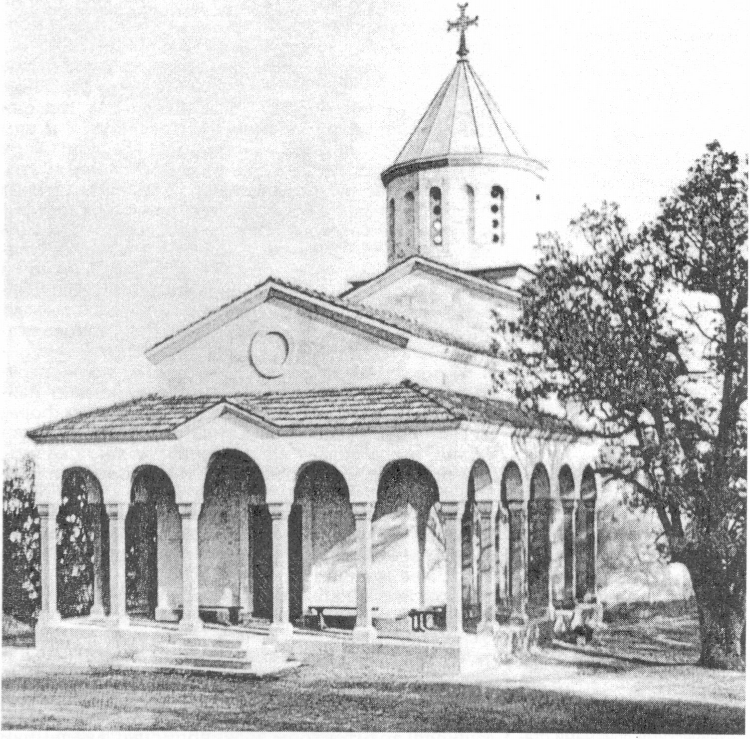 Ореанда. Церковь Покрова Пресвятой Богородицы. Архитектор А.А. Авдеев. 1885 г Ореанда. Церковь Покрова Пресвятой Богородицы. Архитектор А.А. Авдеев. 1885 г