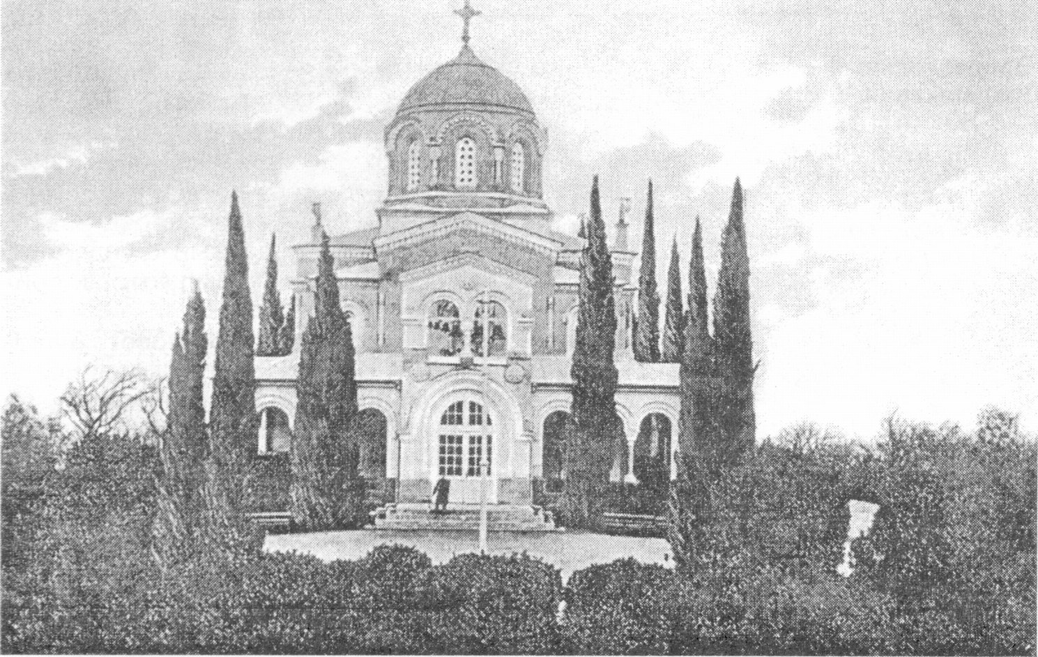 Ливадия. Церковь во имя Вознесения Господня. Архитектор А.Г. Венсан. 1872—1876 гг Ливадия. Церковь во имя Вознесения Господня. Архитектор А.Г. Венсан. 1872—1876 гг