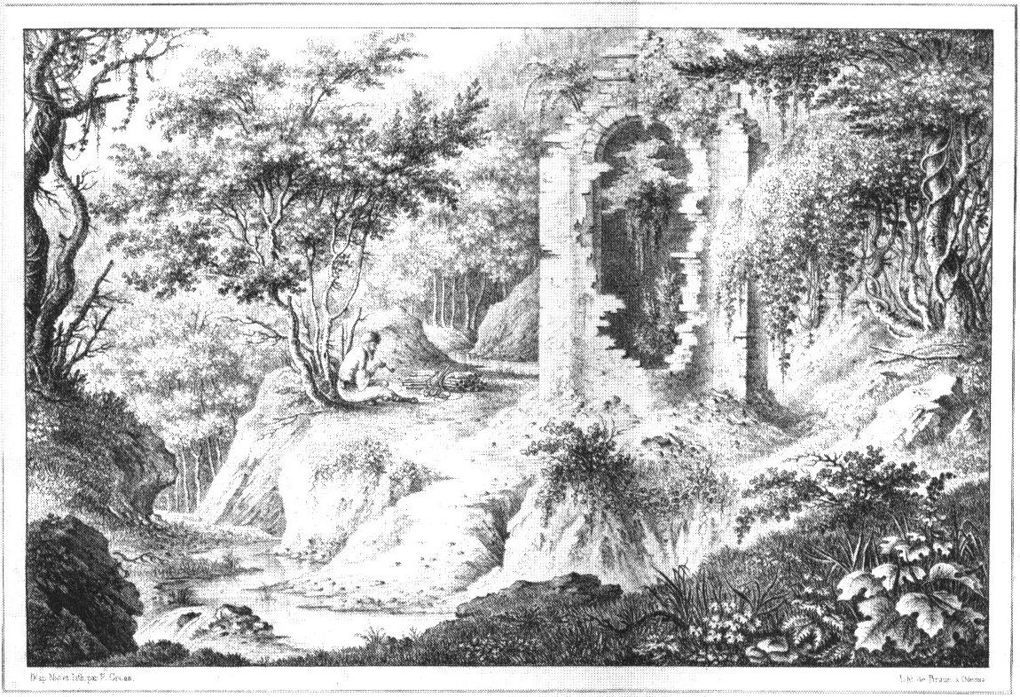 Ф. Гросс. Монастырь Ай-Андрит. Лит. XIX в. Ф. Гросс. Монастырь Ай-Андрит. Лит. XIX в.