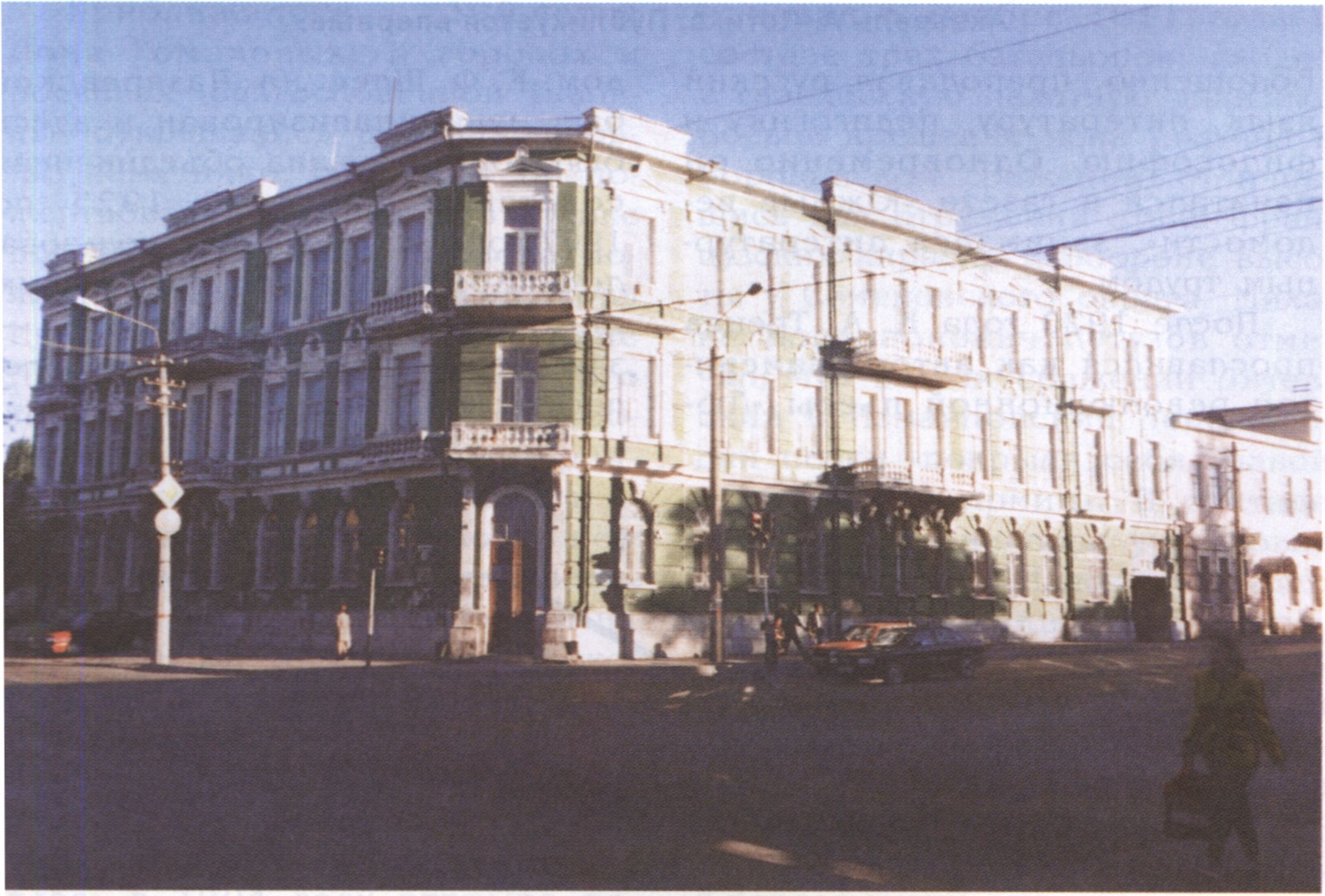 Гимназия В.А. Станишевской. Главный фасад. Автор проекта (предположительно) Б.А. Зайончковский. 1907 г Гимназия В.А. Станишевской. Главный фасад. Автор проекта (предположительно) Б.А. Зайончковский. 1907 г