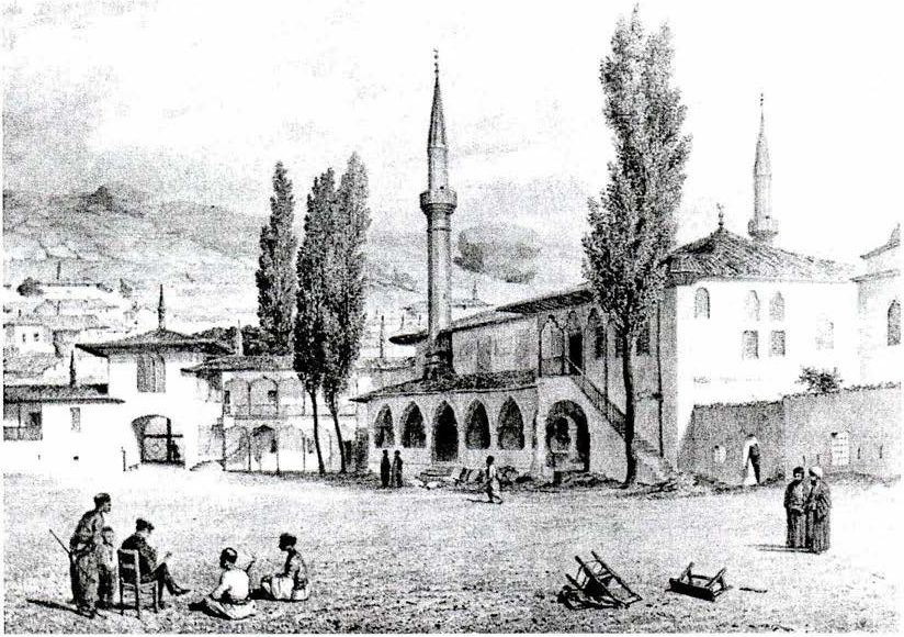 Хан-Джами. Старинная литография Хан-Джами. Старинная литография