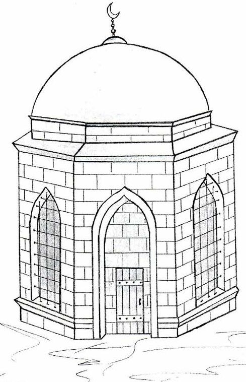 Дюрбе. Рис. И. Дюличевой Дюрбе. Рис. И. Дюличевой