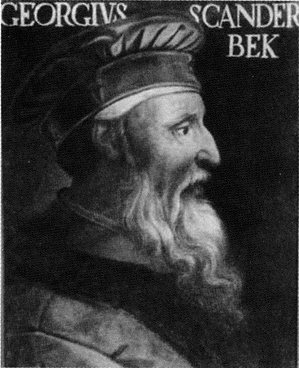 Скандербек (1405—1468), правитель Албании