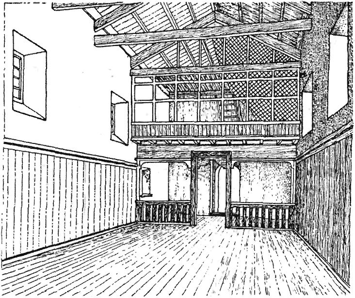 19. Интерьер Большой кенаса. Вид северной стороны 19. Интерьер Большой кенаса. Вид северной стороны