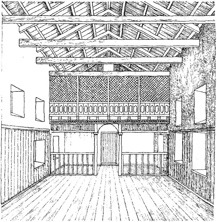 20. Интерьер Малой кенаса. Вид северной стороны 20. Интерьер Малой кенаса. Вид северной стороны