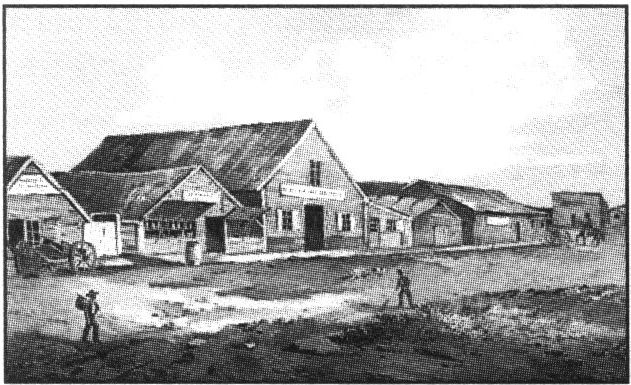 Улица Наполеона в Камыше. Николай Берг. 1858 г.