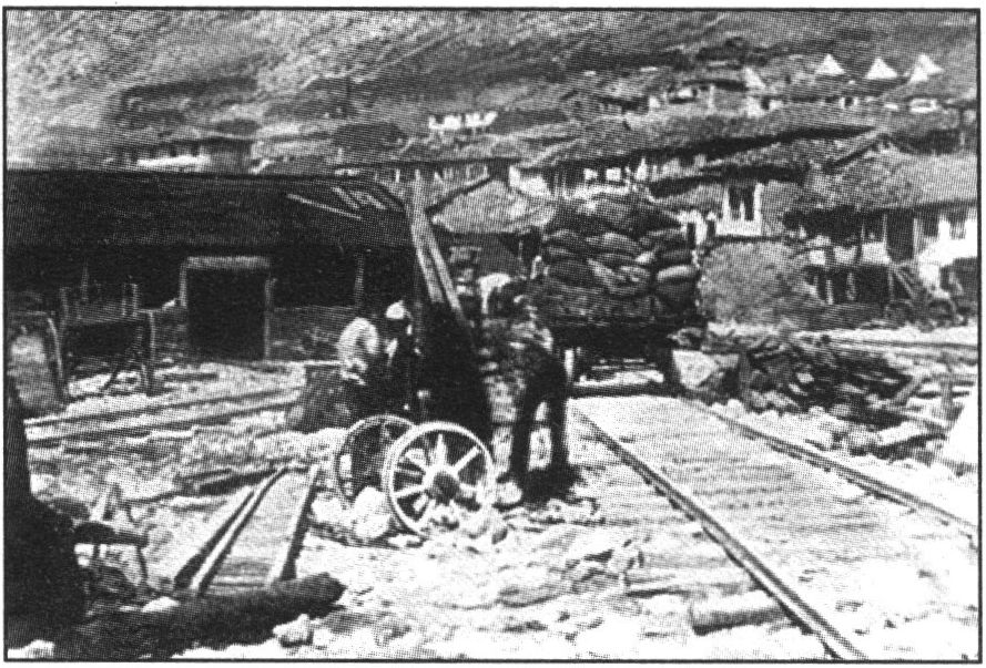 Балаклавская железная дорога, возведенная британцами во время Крымской войны. Фотография Р. Фентона. 1855 г.