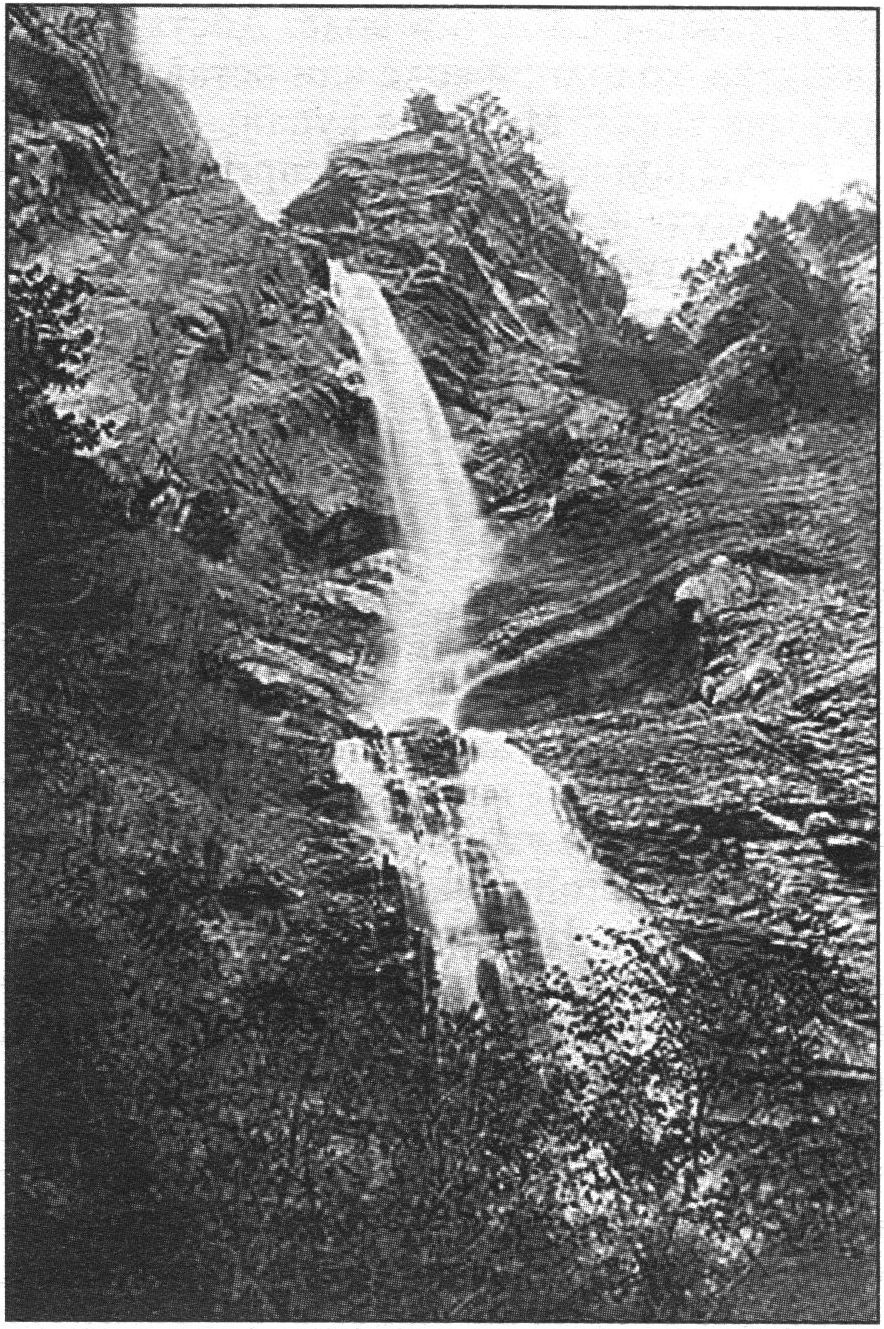 Водопад Учан-Су. Фотография начала XX в.