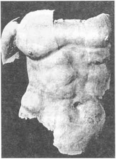 Терракотовый торс Геракла из Херсонеса Терракотовый торс Геракла из Херсонеса