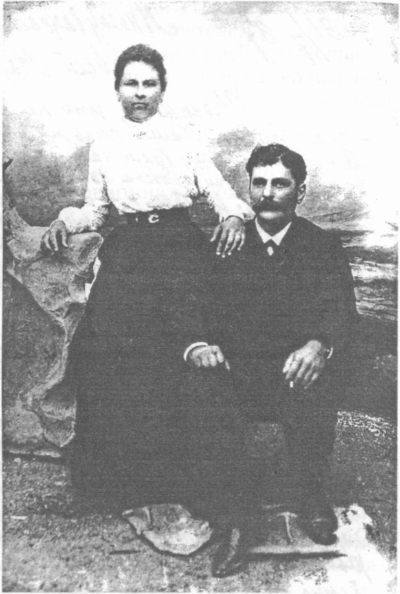 Литературный герой А. Куприна — Г.К. Паратино с женой. Фото нач. XX в