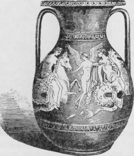 Краснофигурная пелика. IV в. до н. э. Краснофигурная пелика. IV в. до н. э.