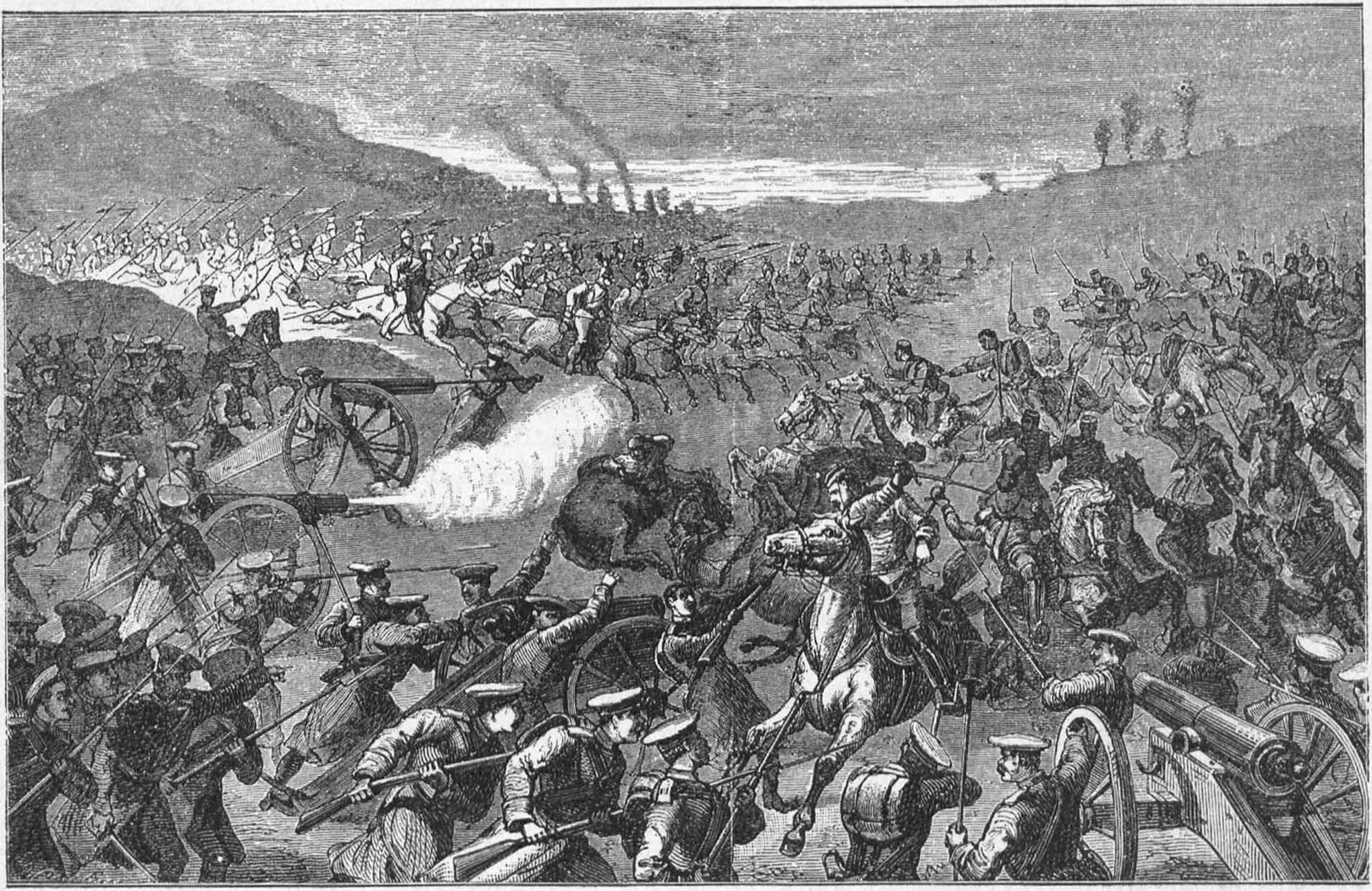 Нападение реки. Балаклавское сражение 1854. Картина Балаклавское сражение 1854. Битва под Балаклавой в 1854 году.