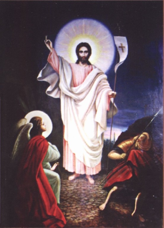 Икона «Воскресения Христова» — дар храму москвичей В. Наумова и Е. Соколовской