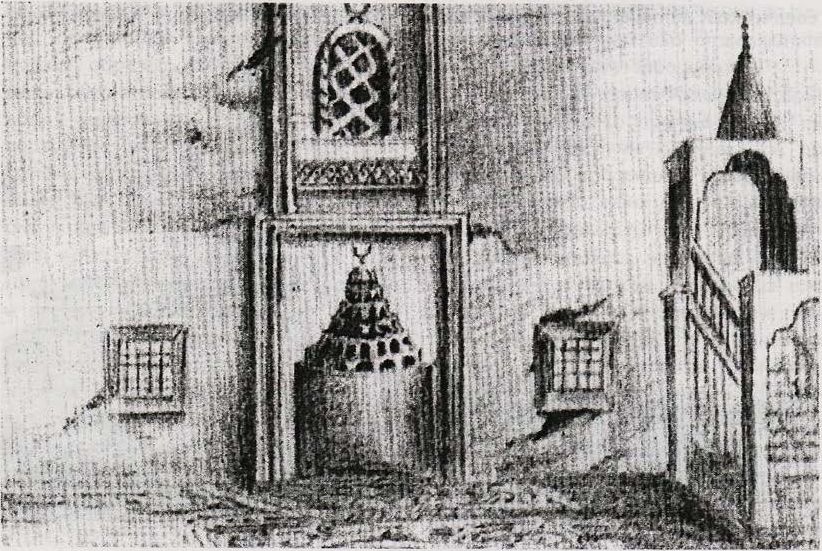 Михраб и мимбер мечети Кебир-Джами. Рис. Архипова